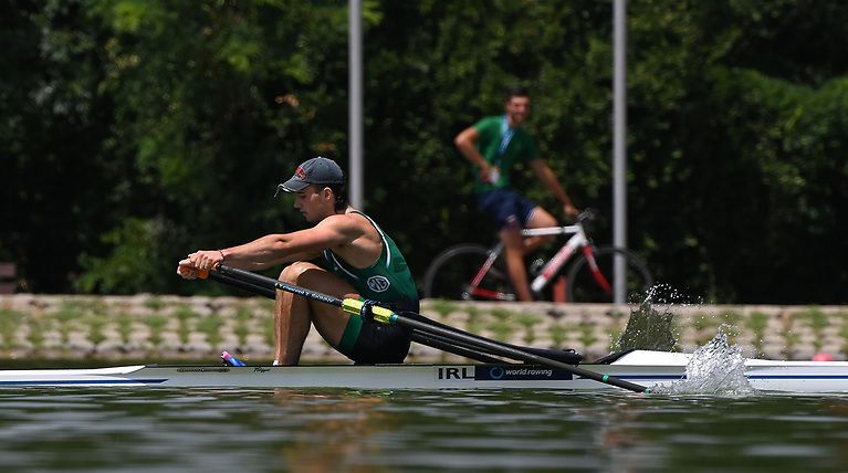 Silver Star 1: Andrew Sheehan (Lee) won silver in the BM1x at the World Under-23 Rowing Championships in Bulgaria